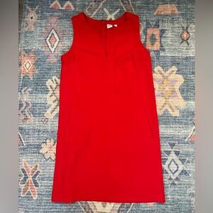 GAP Vibrant Red Mini Shift Dress